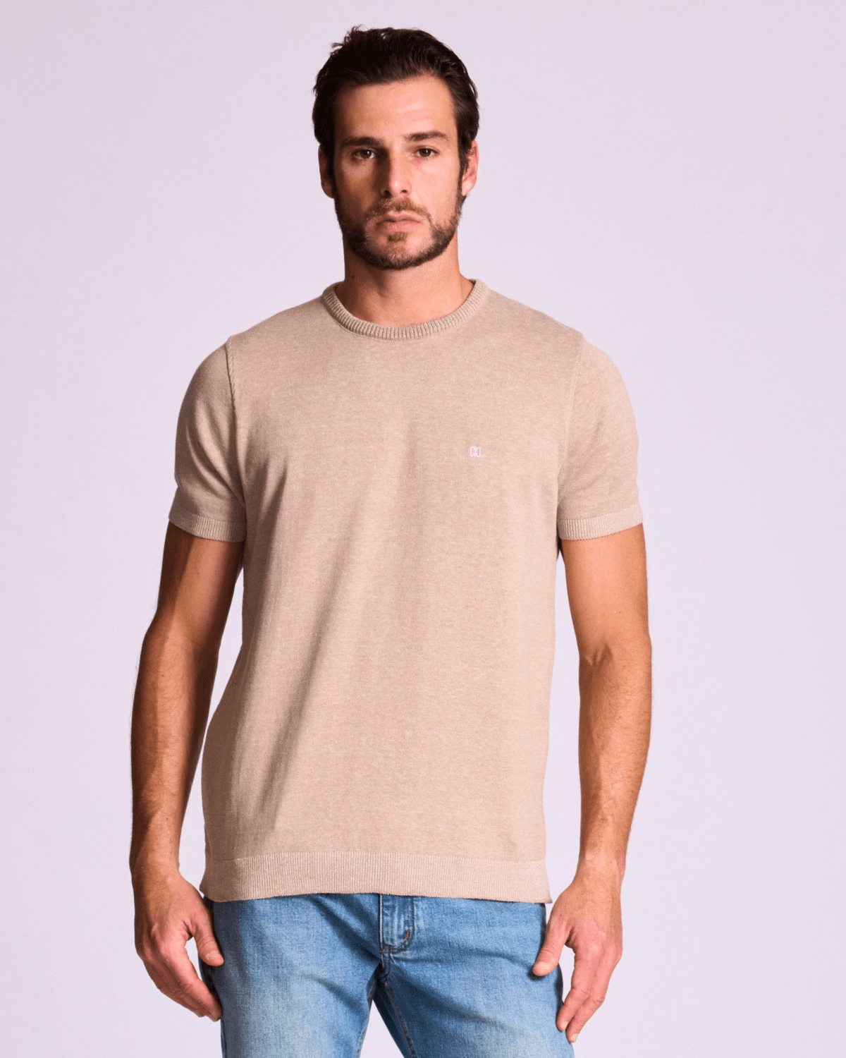 CAMISETA DE TRICO MASCULINA